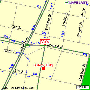 Vo's Restaurant map
