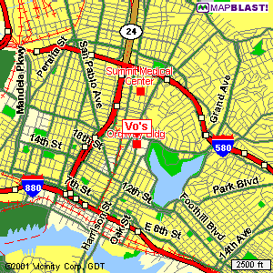 Vo's Restaurant map